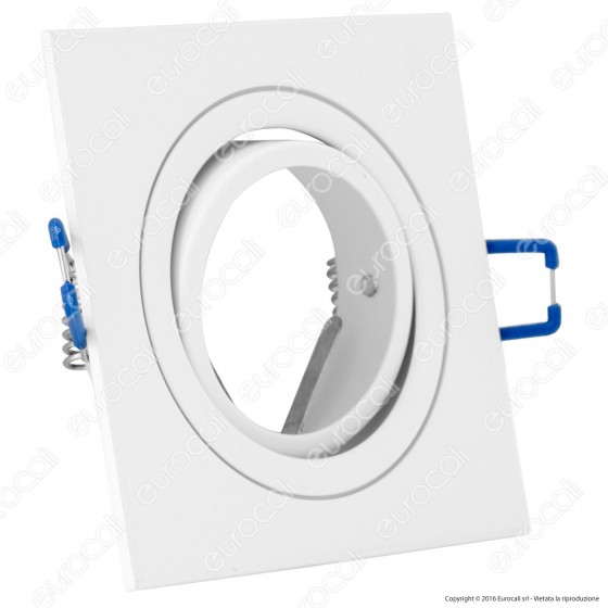 V-Tac VT-782SQ Portafaretto Orientabile Quadrato o da Incasso per V-Tac VT-782SQ Portafaretto Orientabile Quadrato o da Incasso per