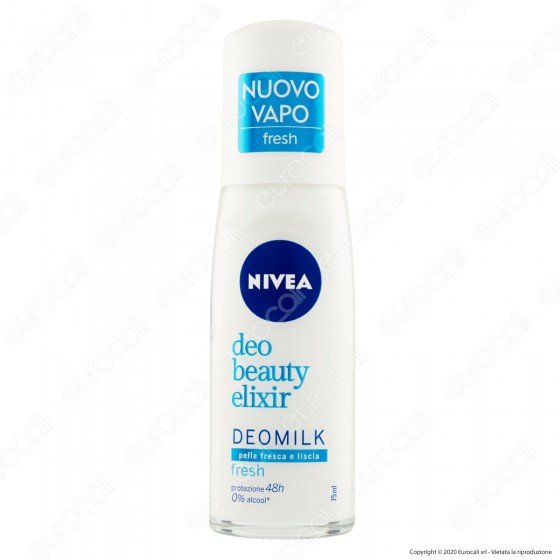 Nivea Deo Beauty Elixir Deodorante Vapo Antitraspirante Fresh Senza Nivea Deo Beauty Elixir Deodorante Vapo Antitraspirante Fresh Senza