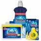 Kit Additivi Finish Lemon: Brillantante 500ml + Curalavastoviglie 2x250ml + Deodorante 2x4ml