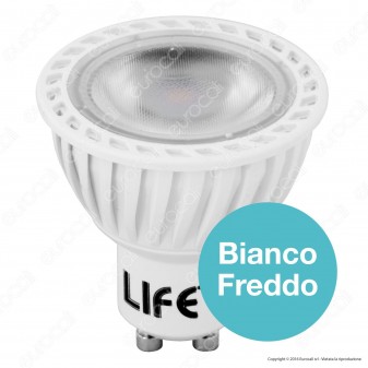Life PAR16 Lampadina LED GU10 7W Faretto Spotlight 40° - mod.