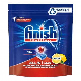 Finish Powerball Tutto in 1 Max al Limone per Lavastoviglie - 14