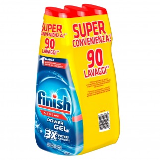 Finish Power Gel All in 1 Max 3x Sgrassante Fresh per Lavastoviglie -