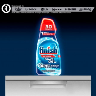 Finish Power Gel All in 1 Max Stoviglie Protette per Lavastoviglie -