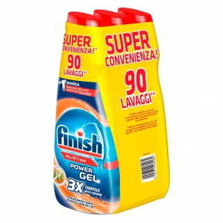 Finish Power Gel All in 1 Max Trappola Anti Odore per Lavastoviglie -