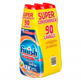 Finish Power Gel All in 1 Max Trappola Anti Odore per Lavastoviglie -