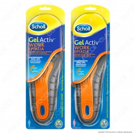 Scholl Solette Gel Activ Work Uomo / Donna - Confezione con 1 paio di