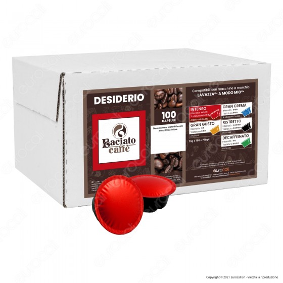 Baciato Caffè Linea Desiderio Intenso Cialde Compatibili Lavazza A Baciato Caffè Linea Desiderio Intenso Cialde Compatibili Lavazza A