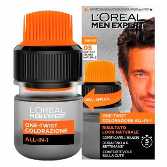 L'Oréal Men Expert One Twist Colorazione All-in-One Tinta per Uomo