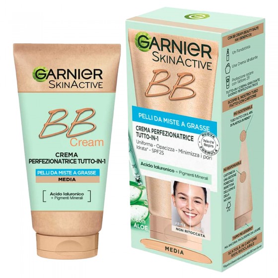 Garnier Skinactive BB Cream Crema Viso Perfezionatrice Tutto in 1 Garnier Skinactive BB Cream Crema Viso Perfezionatrice Tutto in 1