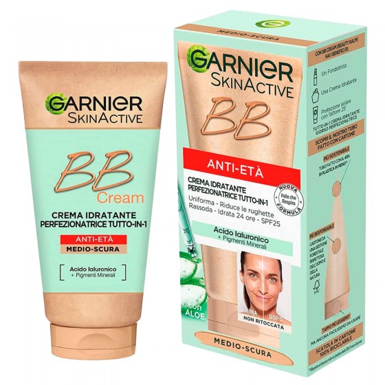 Garnier Skinactive BB Cream Crema Anti-Età Idratante Perfezionatrice Garnier Skinactive BB Cream Crema Anti-Età Idratante Perfezionatrice