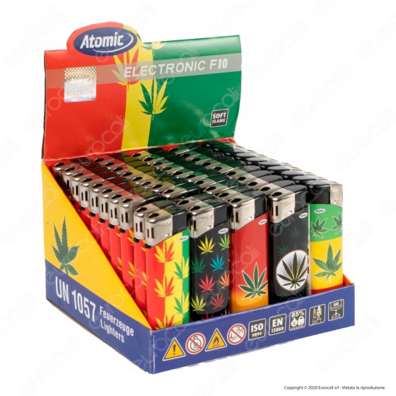 Atomic Electronic F10 Accendino Maxi Elettronico Ricaricabile Atomic Electronic F10 Accendino Maxi Elettronico Ricaricabile