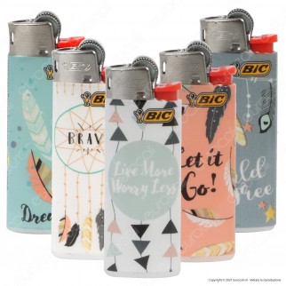 Bic Mini J25 Piccolo Fantasia Boho - Serie da 5 Accendini [TERMINATO]