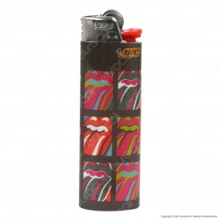 Bic Maxi J26 Grande Fantasia Rolling Stones - Serie da 5 Accendini