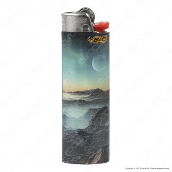 Bic Maxi J26 Grande Fantasia Space - Serie da 5 Accendini