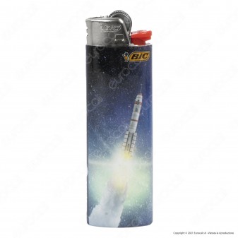Bic Maxi J26 Grande Fantasia Space - Serie da 5 Accendini