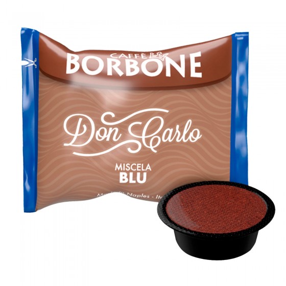 50 Capsule Caffè Borbone Don Carlo Miscela Blu - Cialde Compatibili 50 Capsule Caffè Borbone Don Carlo Miscela Blu - Cialde Compatibili