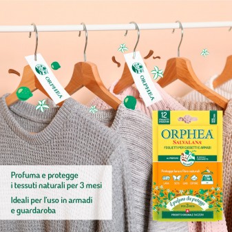 Orphea Salvalana Foglietti Cassetti e Armadi Protegge Lana e Fibre