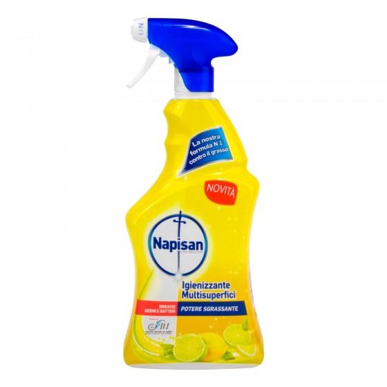 Napisan Spray Igienizzante Multisuperfici Potere Sgrassante - Spray