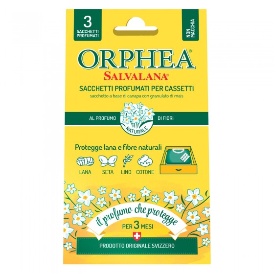 Orphea Salvalana Sacchetti Per Cassetti Protegge Lana Profumo di Orphea Salvalana Sacchetti Per Cassetti Protegge Lana Profumo di