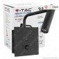 V-Tac PRO VT-2943 Lampada da Muro Wall Light LED CREE 3W Colore Nero con USB - SKU 1487