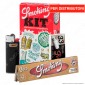 PROV-D00063012 - Kit Smoking 33 Cartine Lunghe Oro + 33 Filtri in carta + 1 Accendino