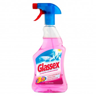 Glassex Detergente Spray Vetri e Multiuso con Aceto e Asciuga Rapido