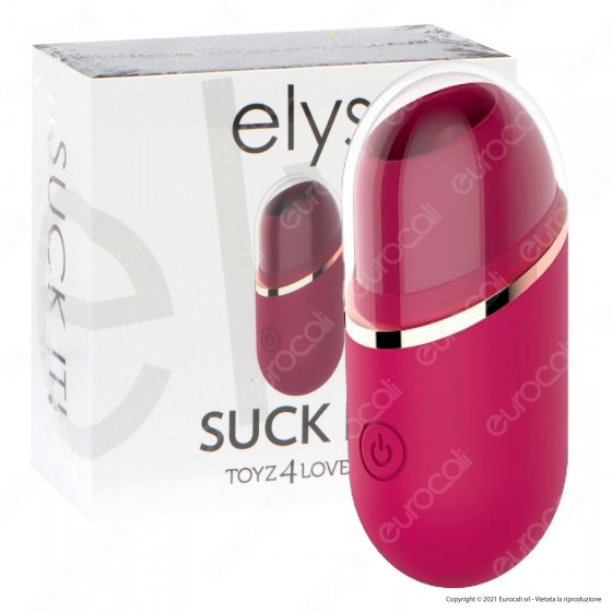 Toyz4Lovers Elys Suck It Vibratore in Silicone Massaggiatore Toyz4Lovers Elys Suck It Vibratore in Silicone Massaggiatore