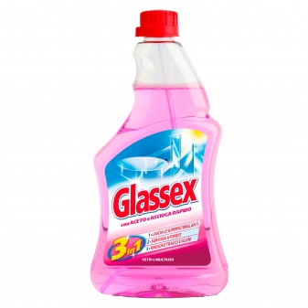 Glassex Ricarica per Detergente Spray Vetri e Multiuso con