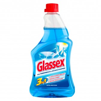 Glassex Ricarica Detergente Spray Vetri e Multiuso con