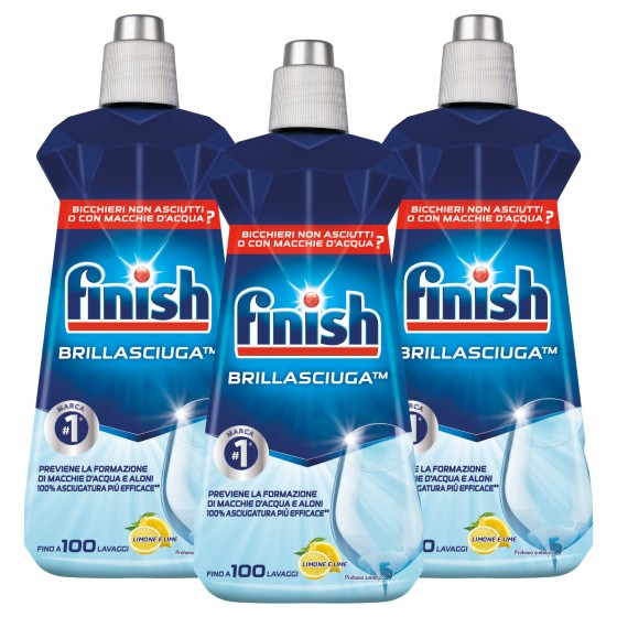 Finish Brillasciuga al Limone e Lime Brillantante per Lavastoviglie - Finish Brillasciuga al Limone e Lime Brillantante per Lavastoviglie -