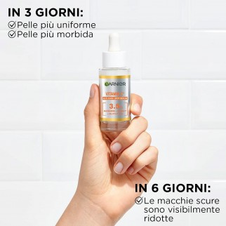 Garnier Siero Viso Anti-Macchie con Vitamina C e Acido Salicilico