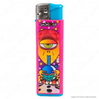 SmokeTrip Color Accendini Elettronici Fantasia Alien - Box da 50