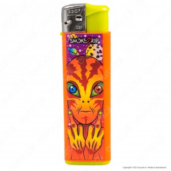 SmokeTrip Color Accendini Elettronici Fantasia Alien - Box da 50
