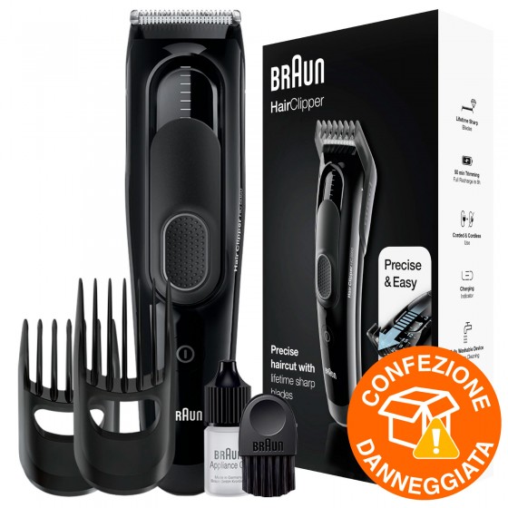 Braun HC5050 Tagliacapelli, Regolabarba Uomo e Rasoio Elettrico Barba Braun HC5050 Tagliacapelli, Regolabarba Uomo e Rasoio Elettrico Barba