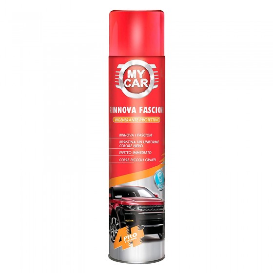 My Car Rinnova Fascioni Spray Rigenerante Protettivo - Flacone da 400 My Car Rinnova Fascioni Spray Rigenerante Protettivo - Flacone da 400