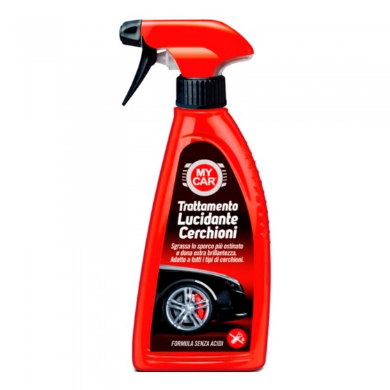 My Car Trattamento Lucidante Cerchioni Spray Formula Senza Acidi - Flacone da 375 ml