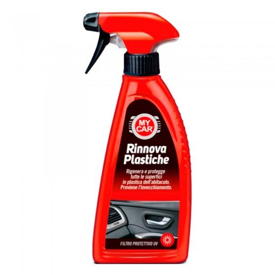 My Car Rinnova Plastiche Spray Pulente con Filtro Protettivo UV - My Car Rinnova Plastiche Spray Pulente con Filtro Protettivo UV -