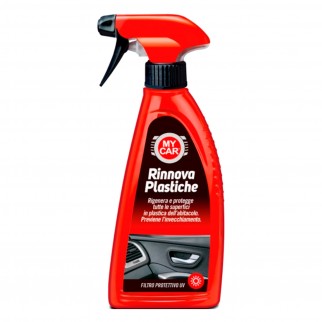 My Car Rinnova Plastiche Spray Pulente con Filtro Protettivo UV -
