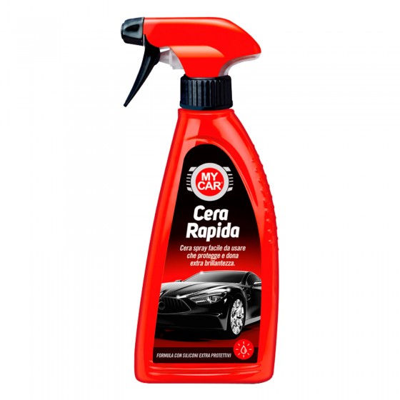 My Car Cera Rapida Spray con Siliconi Extra Protettivi - Flacone da My Car Cera Rapida Spray con Siliconi Extra Protettivi - Flacone da