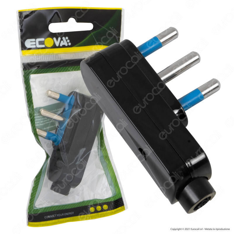 Spina Industriale 32A Legrand 055802 - 2P+T Uscita Laterale, Morsetti, Colore Plastica