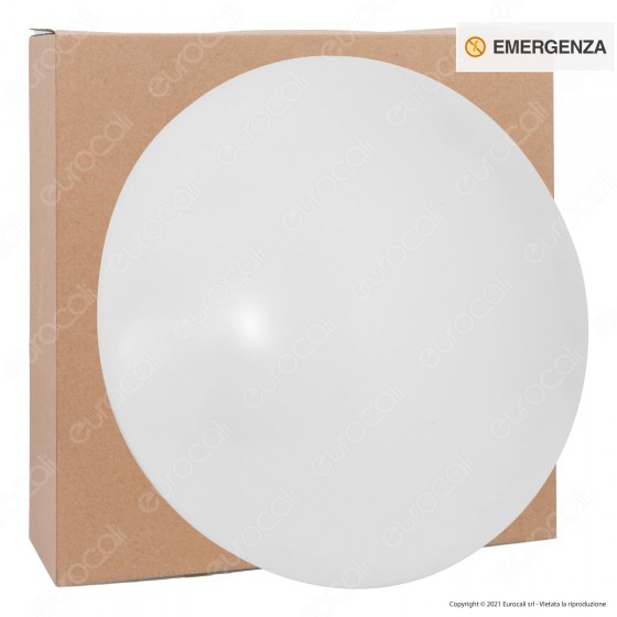 FAI Plafoniera LED 18W IP44 Forma Circolare con Copertura Bianca FAI Plafoniera LED 18W IP44 Forma Circolare con Copertura Bianca