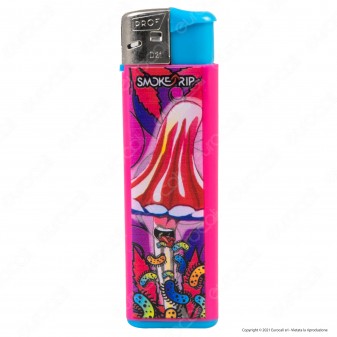 SmokeTrip Color Accendini Elettronici Fantasia Mushroom - Box da 50