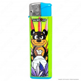 SmokeTrip Color Accendini Elettronici Fantasia Dog - Box da 50