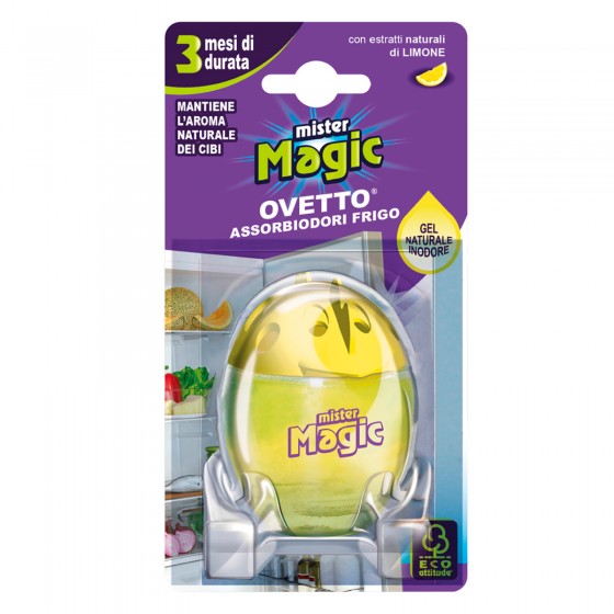 Mister Magic Ovetto Assorbiodori Frigo con Estratti Naturale di Mister Magic Ovetto Assorbiodori Frigo con Estratti Naturale di
