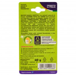 Mister Magic Ovetto Assorbiodori Frigo con Estratti Naturale di