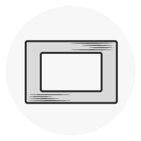 Placche in Plastica Satinata