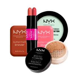 Blush, Bronzer e Cipria