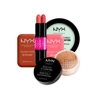 Blush, Bronzer e Cipria