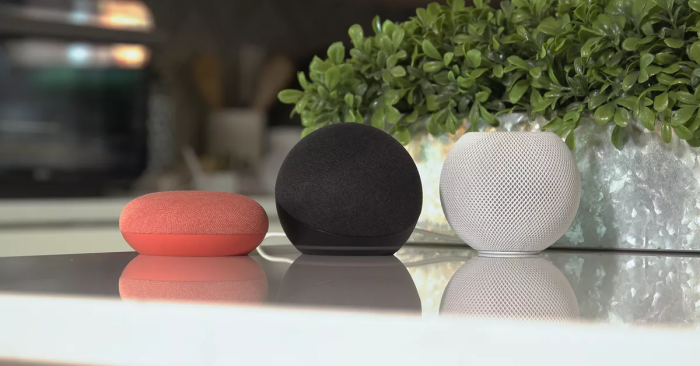 Echo Dot Google Nest Mini e HomePod mini