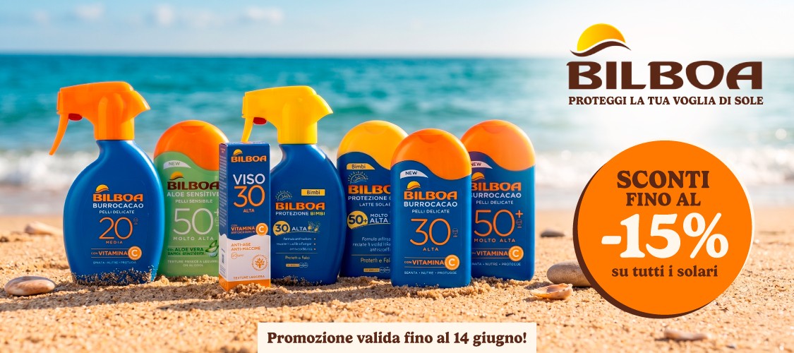 Sconto del 15% su tutti i solari Bilboa